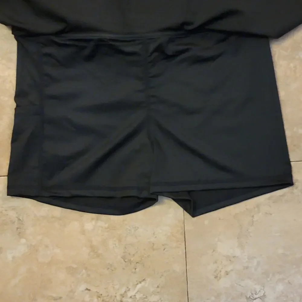 Alo Yoga L Skirt Set Sport Bra Black Activewear Athleisure Pickleball Tennis New